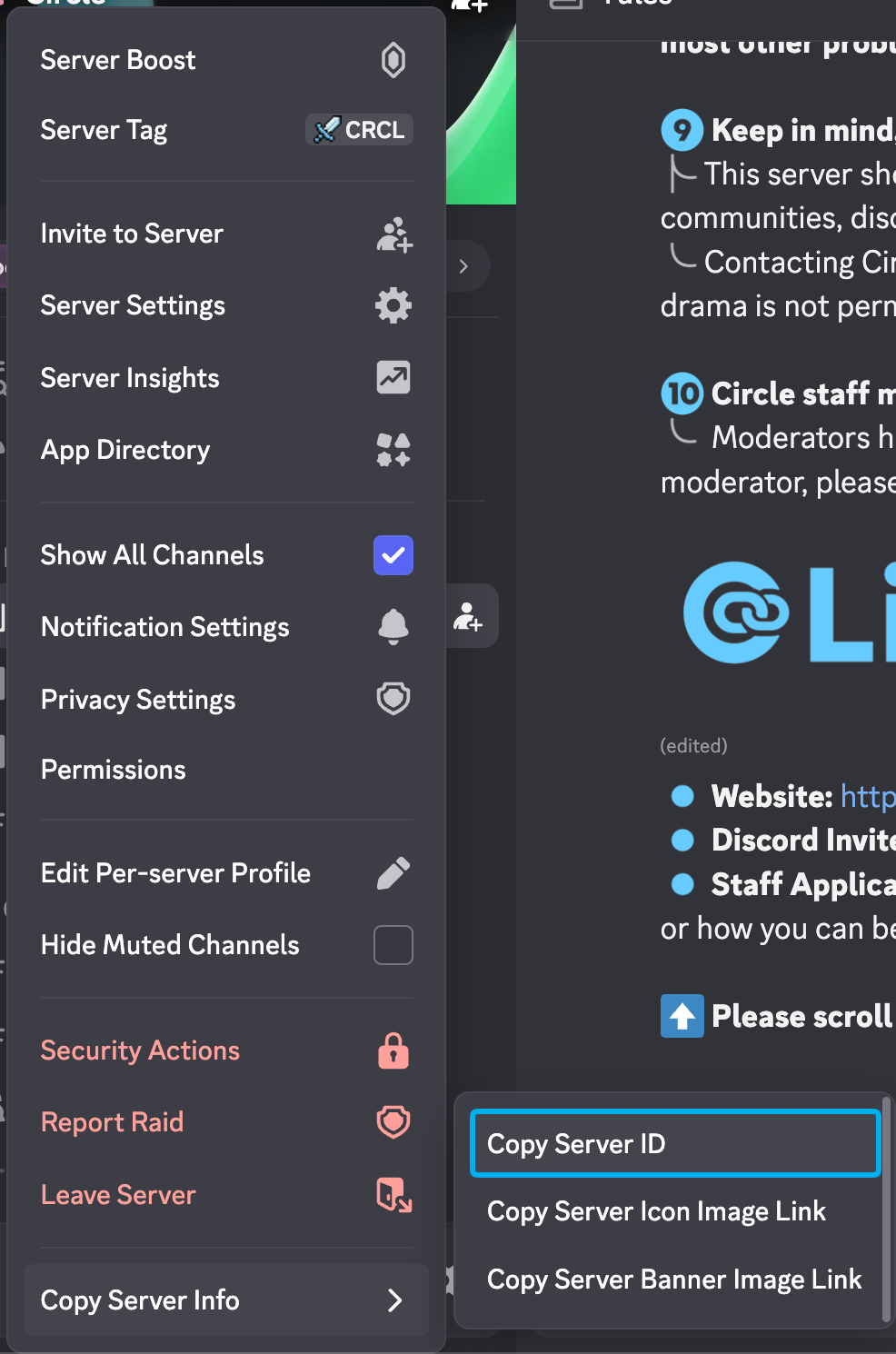 Circle - Developer Mode | Find My ID